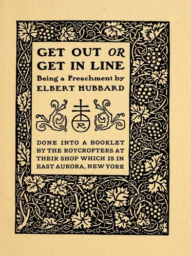 Get out or get in line