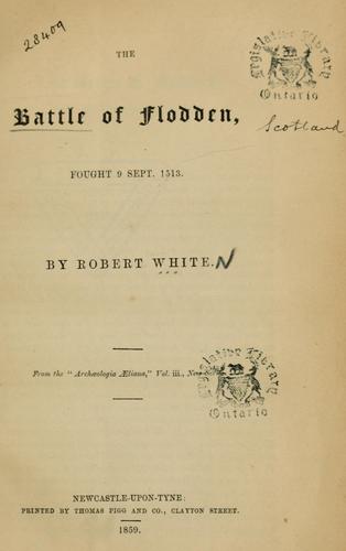The battle of Flodden fought 9 Sept. 1513