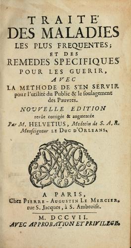 Traité des maladies les plus frequentes