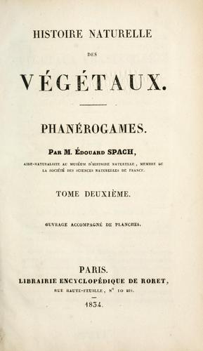 Histoire naturelle des végétaux