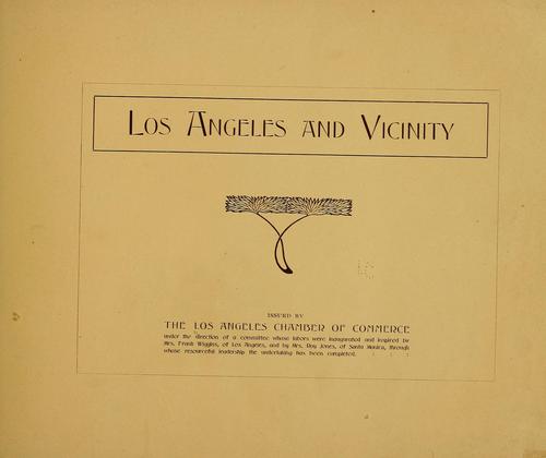 Los Angeles and vicinity