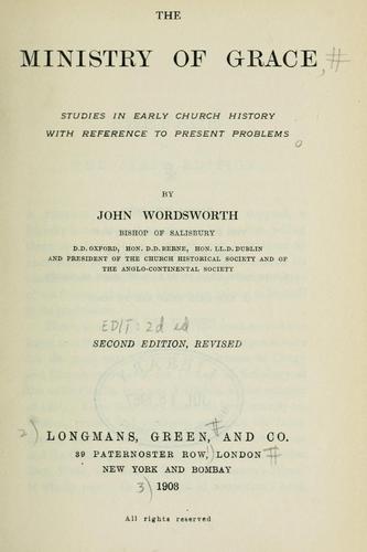 The ministry of grace