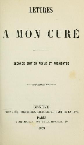 Lettres `a mon curé