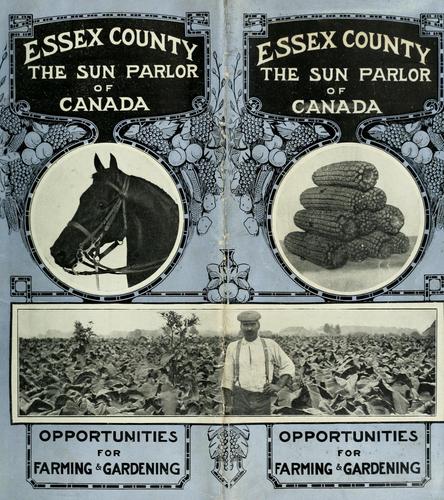 Essex County, the sun parlor of Canada