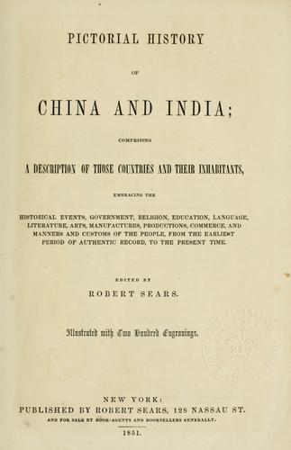 Pictorial history of China and India