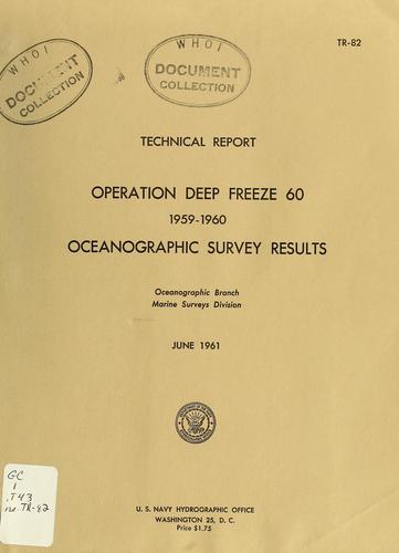 Operation Deep Freeze 60, 1959-1960