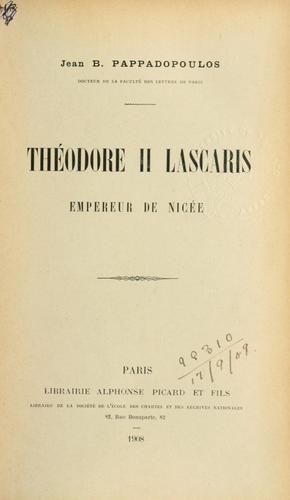 Théodore II Lascaris