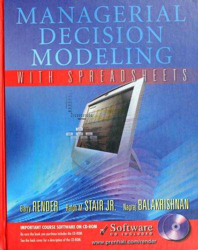 Managerial decision modeling with spreadsheets