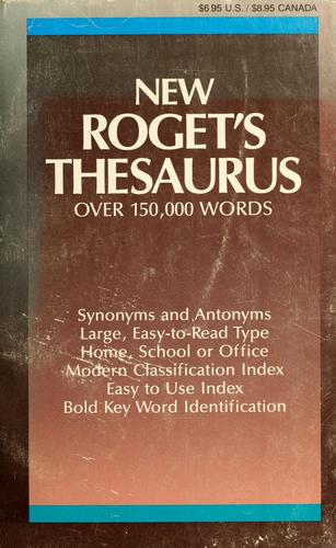 New Roget's thesaurus