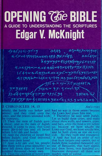 Opening the Bible