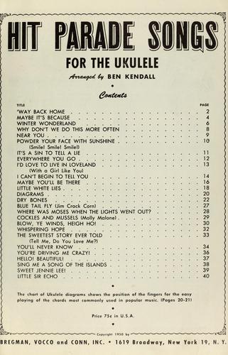 Hit parade songs