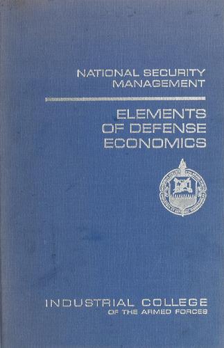Elements of defense economics