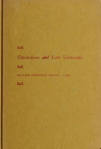 Edwardians and late Victorians