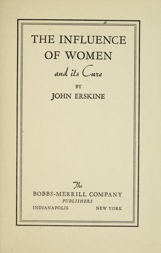 The influence of women and its cure