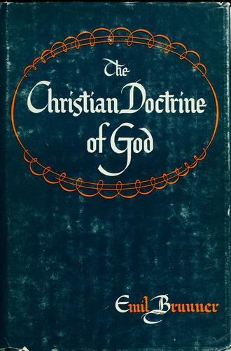 The christian doctrine of God