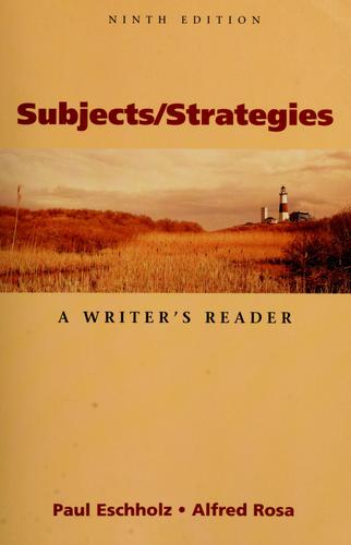 Subjects/strategies