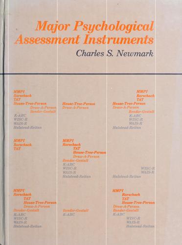 Major psychological assessment instruments