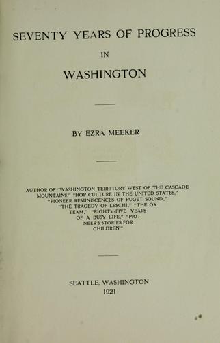 Seventy years of progress in Washington