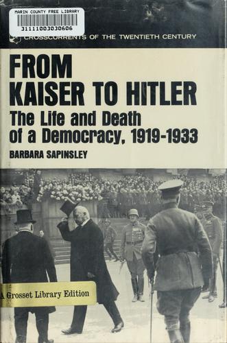 From Kaiser to Hitler
