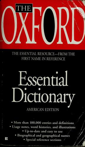 The Oxford essential dictionary