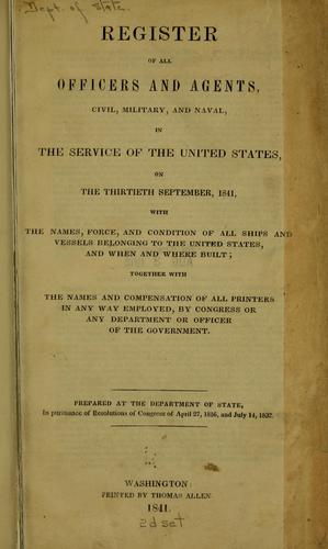 Official register of the United States ...