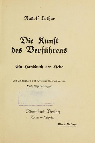 Die kunst des verführens