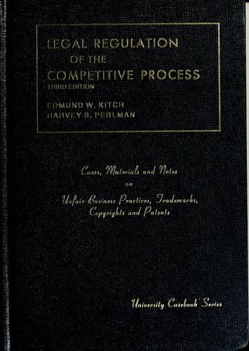 Legal regulation of the competitive process