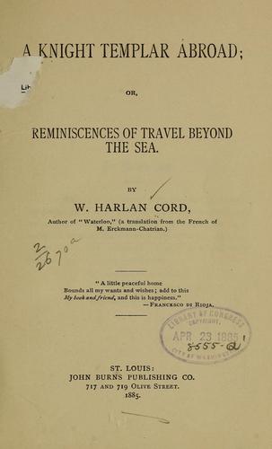 A knight templar abroad