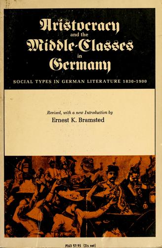 Aristocracy and the middle-classes in Germany