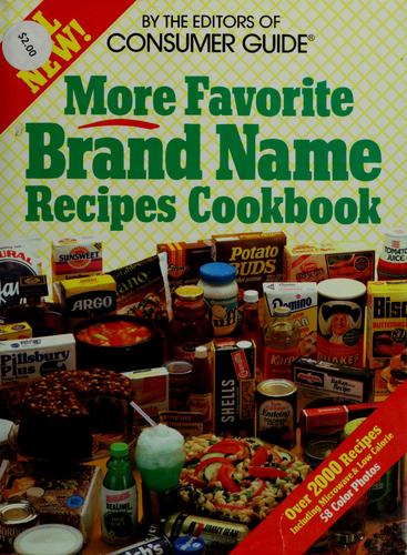 More favorite brand name recipes cookbook