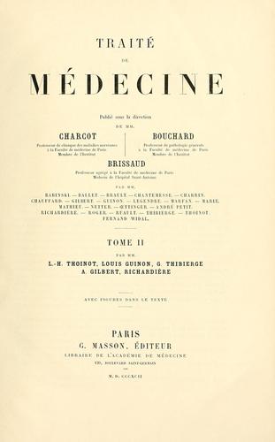 Traité de médecine