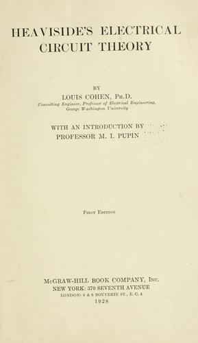 Heaviside's electrical circuit theory