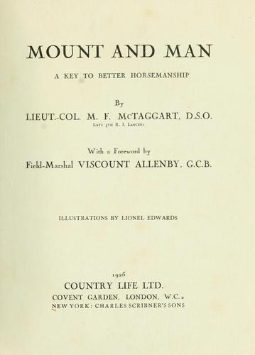 Mount and man