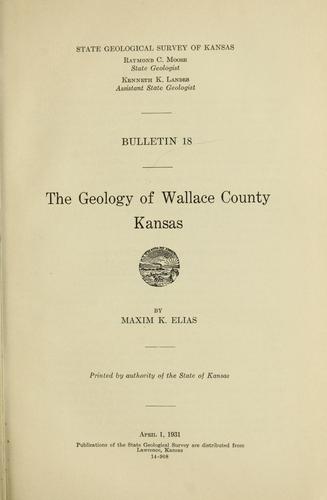 The geology of Wallace County, Kansas