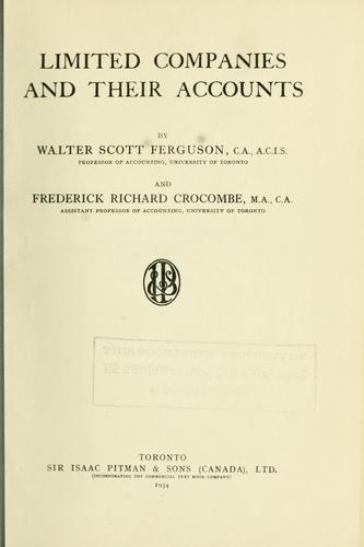 Limited Companies and their Accounts