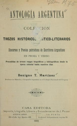 Antología argentina
