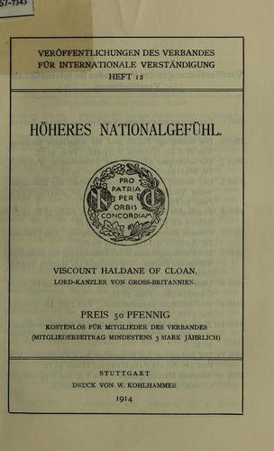 Hoheres Nationalgefuhl