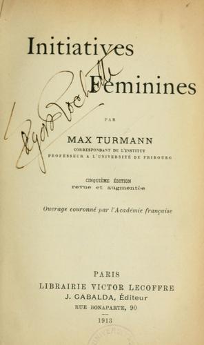 Initiatives féminines