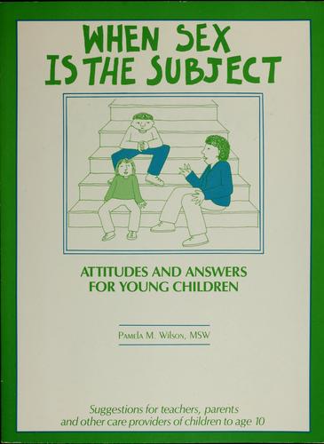 When sex is the subject