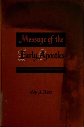 Message of the early apostles