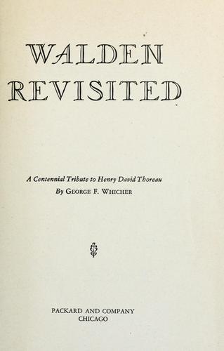 Walden revisited
