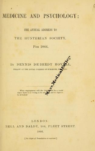 Medicine and psychology