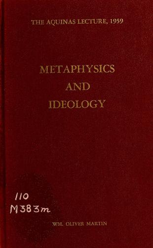 Metaphysics and ideology
