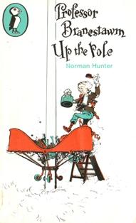 Professor Branestawm up the pole