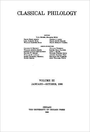 Classical Philology