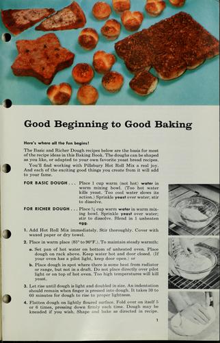 Hot roll mix baking book