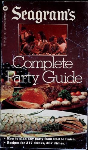 Seagram's complete party guide
