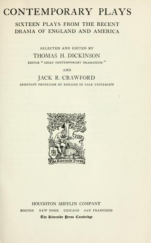Contemporary plays