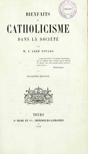 Bienfaits du Catholicisme dans la société