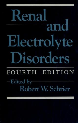 Renal and electrolyte disorders